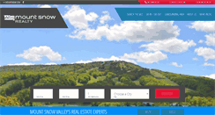 Desktop Screenshot of mountsnowrealty.com